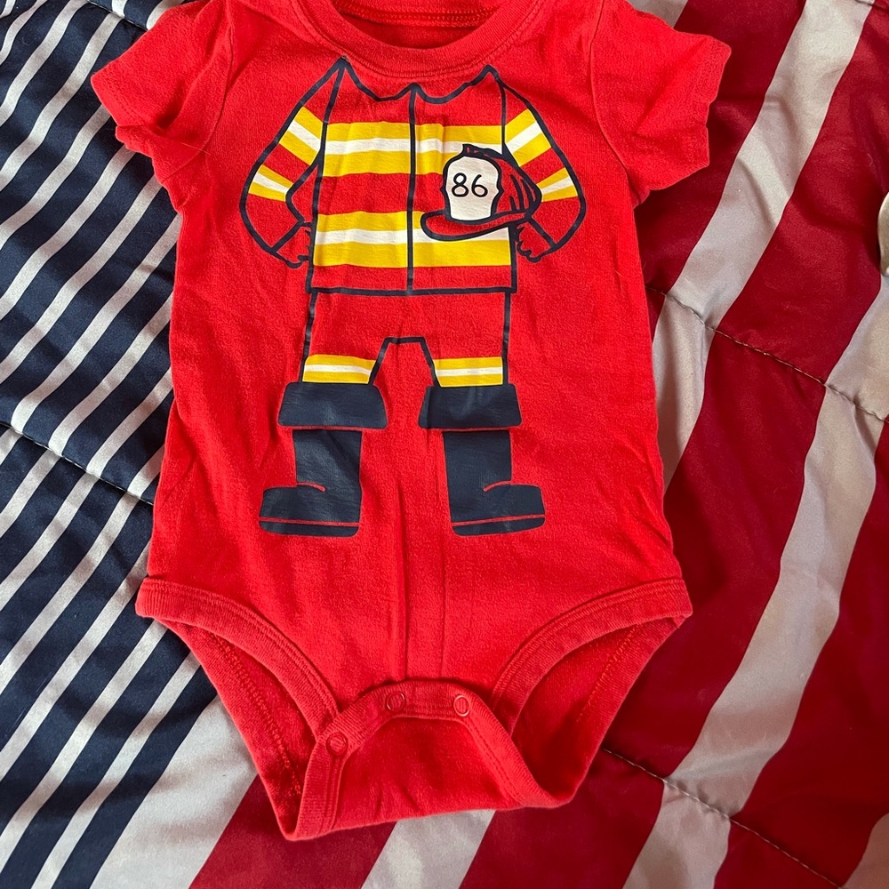 Fireman onesie